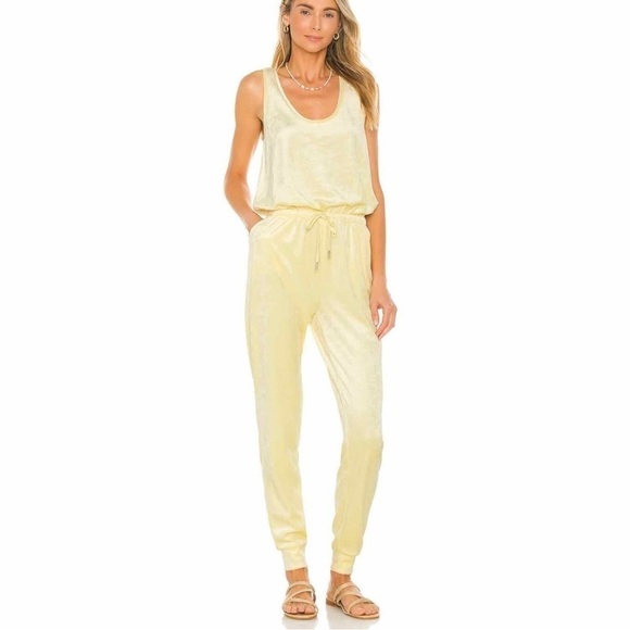 Generation Love Emery Jumpsuit Yellow Size Large - Picture 1 of 9